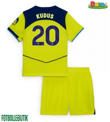 Tottenham Hotspur Mohammed Kudus #20 Tredjeställ Barn 2025-26 Kortärmad (+ Korta byxor)